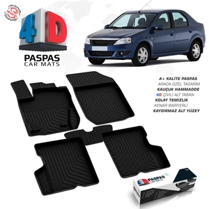S-Dizayn DACIA Logan 4D Havuzlu Paspas A+Kalite