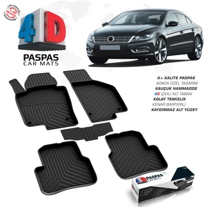 S-Dizayn VW PASSAT CC 4D Havuzlu Paspas 2011 Model ve Üzeri A+Kalite