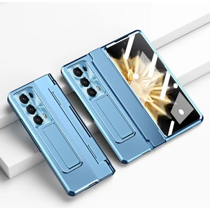 Honor Magic V2 5g Menteşe Koruma Sabit Pc Vasası Kickstand Telefon Kapağı (Yurt Dışından)