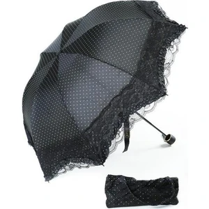 Dantelli Siyah Şemsiye