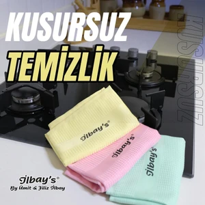 6 Adet Mikrofiber Temizlik Bezi 40X60 CM (2 Paket X 3'lü)