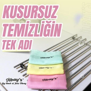 3'lü Eko Paket Mikrofiber Temizlik Bezi 40X60 CM