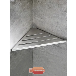 Banyo Rafları Köşe Depolama Rafı Paslanmaz Çelik Üçgen Havlu Saklama Duş Rafı Banyo Aksesuarları