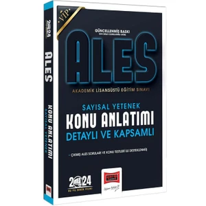 Yargı Yayınevi 2024 ALES VIP Sayısal Yetenek Detaylı ve Kapsamlı Konu Anlatımı