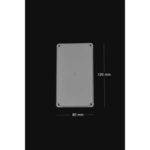 80X120X55 mm Sıva Üstü Termoplastik Buat Gri Mutlusan