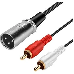 Xlr Erkek -2 Rca Erkek Kablo 2 Metre