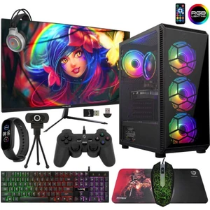 Tx90 Lite i5 3470 16GB 256GB 320GB 4GB R7 240 23.6 inç Monitör Masaüstü Oyun Pc Bilgisayarı