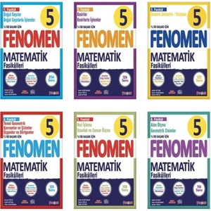 Fenomen Yayıncılık 5. Sınıf Matematik Fasikül Seti