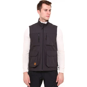 Çok Cepli Avcı Kampçı Outdoor Yelek Rio Model Gri Erkek