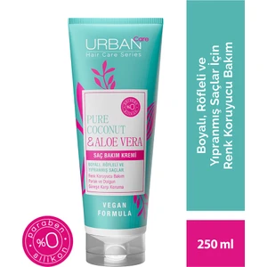 URBAN Care Pure Coconut & Aloe Vera Renk Koruyucu Saç Bakım Kremi 250 ml -vegan