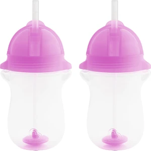 Tıklama Kilitli Uçlu Pipetli  Alıştırma BARDAĞI,12AY+,296ML,2LI Paket