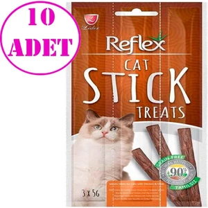 Tavuklu Ördekli Kedi Ödül Çubuğu 5 gr 3'lü 10 Adet