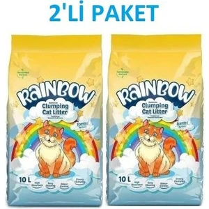 Topaklanan Parfümlü Bentonit Kedi Kumu 10L - 2 Adet