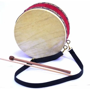 Çocuk Davulu Hayvan Derili 17CM +2 Tokmak