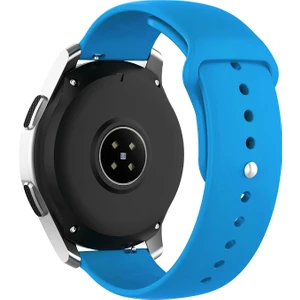 Novstrap Samsung Galaxy Watch 6 Seri 40-44MM Classic 43-47MM ile Uyumlu Kordon (20 Mm) Soft Silikon