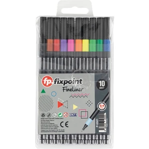 Fineliner Kalem Siyah Gövde 10'lu Fi x point P 5501