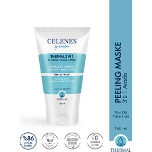 Celenes By Sweden Thermal 3in1 Peeling - Maske - Temizleyici 150 ml Tüm Ciltler