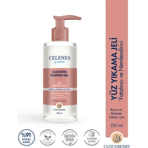 Celenes By Sweden Yoğun Nemlendirici ve Yatıştırıcı Cloudberry Yüz Yıkama Jeli Kuru ve Hassas Ciltler 250 ml