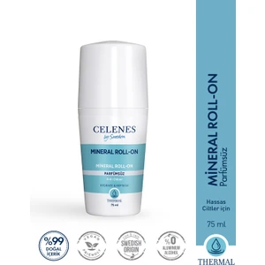Celenes By Sweden Alüminyum - Parfüm İçermeyen Hassas Ciltler İçin Thermal Roll On    Parfümsüz 75 ml