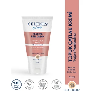 Celenes By Sweden Çatlamış Topuklar İçin Yoğun Nemlendiricili Cloudberry Ayak Bakım Kremi - Üre Etkili 75 ml