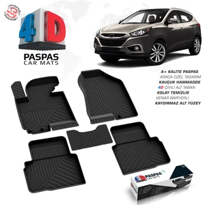 S-Dizayn Hyundai ix35 4D Havuzlu Paspas A+Kalite