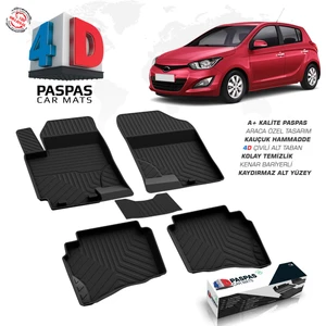 Hyundai i20 4D Havuzlu Paspas 2009-2014 A+ Kalite
