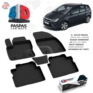 S-Dizayn Ford C-Max 4D Havuzlu Paspas 2003 ve Üzeri A+Kalite