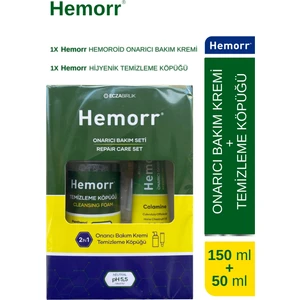 set (1 Hemorr Onarıcı Bakım Kremi+ 1X Hemorr Temizleme Köpüğü