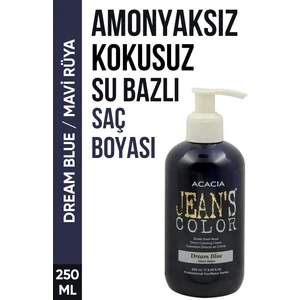 Jean'S Color Jean’S Color Mavi Rüya Renkli Saç Boyası 250 Ml Su Bazlı Dream Blue Hair Dye