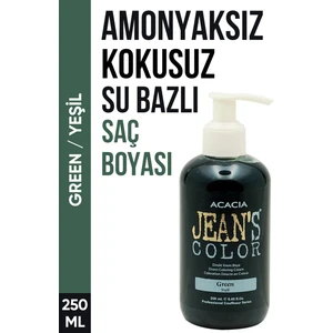 Jean'S Color Jean’S Color Yeşil Renkli Saç Boyası 250 Ml Su Bazlı Green Hair Dye