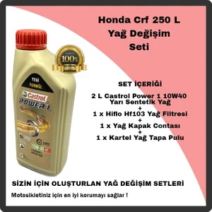 Moto ADV Garage Mag Honda Crf 250 L Yağ Değişim Seti