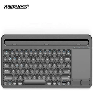 Type-C Şarjlı, Touchpad, Telefon, Tablet Standlı Bluetooth Klavye Ios/android/windows