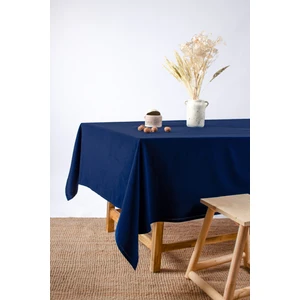Premium | Keten Lacivert Masa Örtüsü 100 x 100 cm