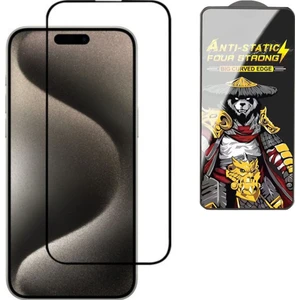 Apple iPhone 15 Pro Antı-Statıc 3D Toz Tutmayan Kırılmaz Ekran Koruyucu