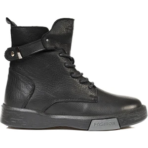 30900 Kadın Deri Sneaker Kısa Bot