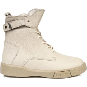 30900 Kadın Deri Sneaker Kısa Bot