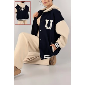 Kolej Ceket Baskılı Unısex