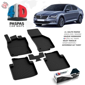 Skoda Superb 4D Havuzlu Paspas 2015-2023 A+ Kalite