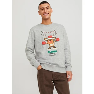 Jack & Jones Yılbaşı Temalı Baskılı Sweatshirt - Xmas