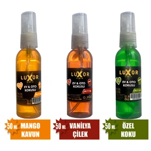 Kimya 3lü Oto ve Oda Kokusu 3X50ML (Mango - Vanilya - Özel)