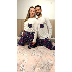 Erkek New Yoork Lacivert Erkek Pijama Takımı(Sadece Erkek)