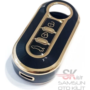 Skilit Samsun Oto Kilit Fiat Doblo Ducato 500 Punto Bravo Panda Boxer Jumper Nano Anahtar Kumanda Kılıfı