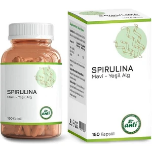 Spirulina Mavi - Yeşil Alg 150 Kapsül
