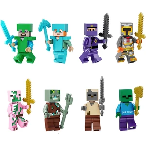JeaLove Jea Love Minecraft 8 Parçalı Aksiyon Figürü Seti (Yurt Dışından)