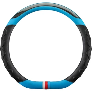 Urban Glow D Tipi Araba Direksiyon Simidi Kılıfı-Siyah Mavi (Yurt Dışından)