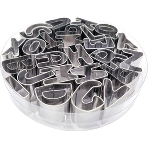 Paslanmaz Çelik Alfabe Harf Çerez Kesiciler Kalıp Bisküvi Numarası Kesici Seti Kek Dekorasyon Kalıpları Fondan Kesici Set (Yurt Dışından)