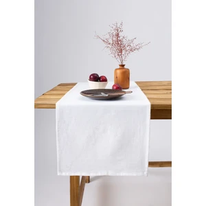 Premium | Keten Beyaz Runner 40 x 150 Cm