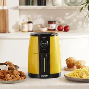Smart Cook 60 Dakikaya Kadar Zaman Ayarlı Compact Airfryer Yellow 2 Kişilik