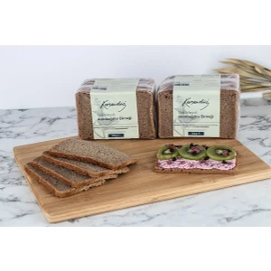 %100 Ekşi Mayalı Çiğ Karabuğday Ekmeği 2'li Seçim 2X500GR