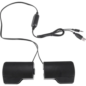 Dizüstü Dizüstü Bilgisayar Için Klip Mini Taşınabilir USB Stereo Hoparlör Soundbar (Yurt Dışından)